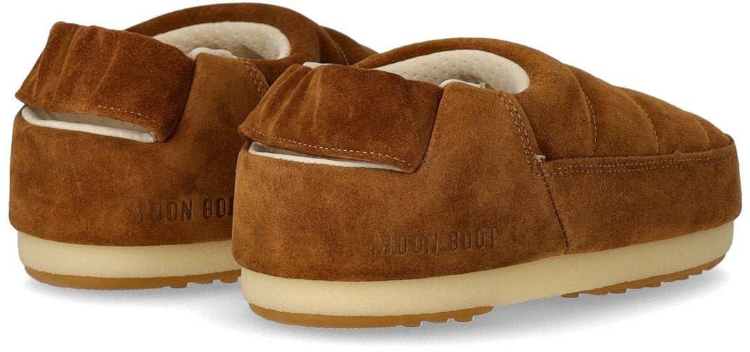 Moon Boot MOON BOOT BAND SUEDE COGNAC SLIPPER Bruin