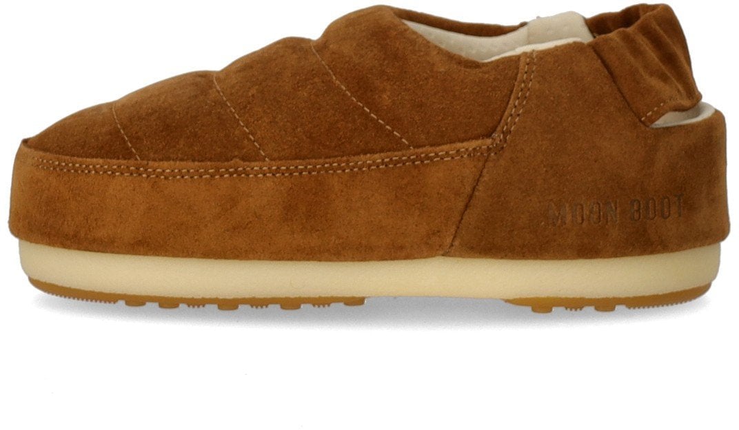 Moon Boot MOON BOOT BAND SUEDE COGNAC SLIPPER Bruin