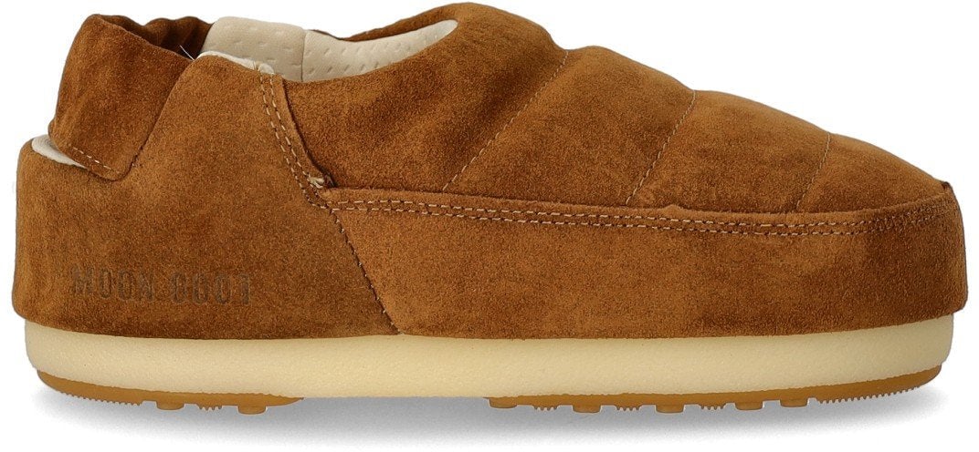Moon Boot MOON BOOT BAND SUEDE COGNAC SLIPPER Bruin