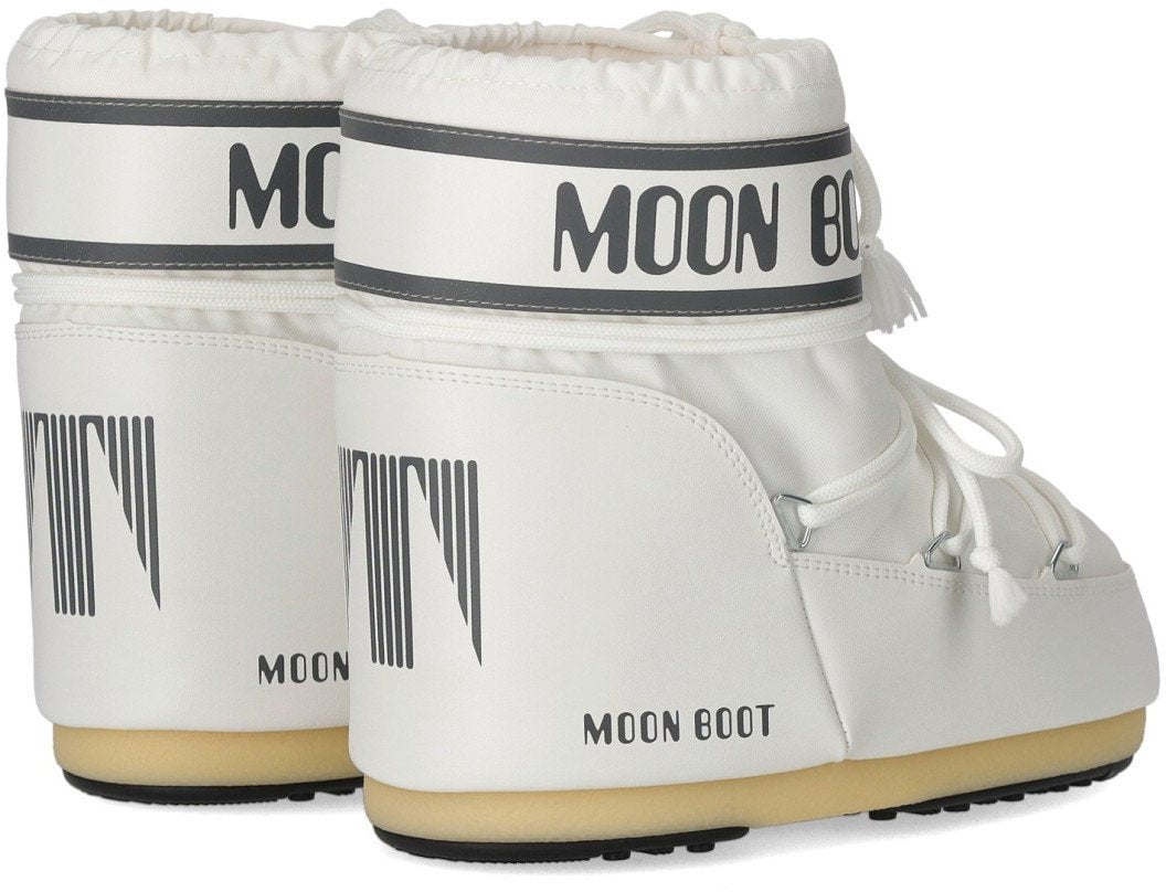 MOON BOOT ICON LOW NYLON SNOW BOOT Wit