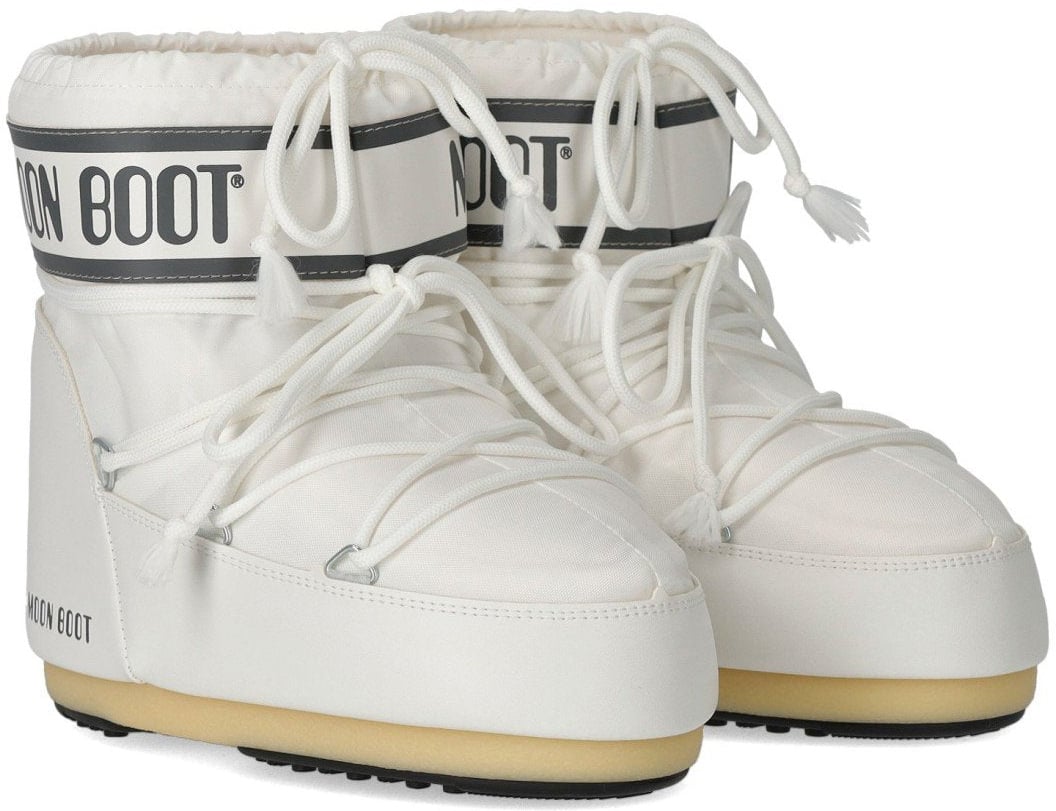 MOON BOOT ICON LOW NYLON SNOW BOOT Wit