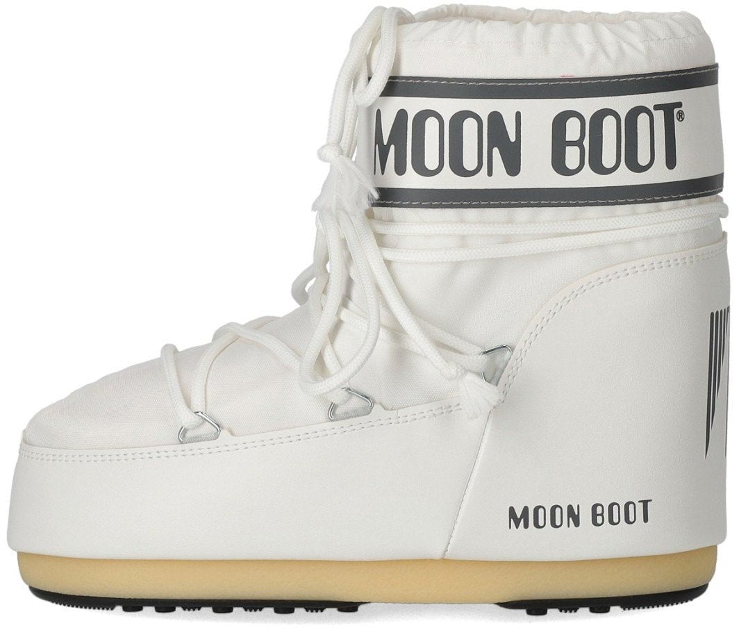 MOON BOOT ICON LOW NYLON SNOW BOOT Wit