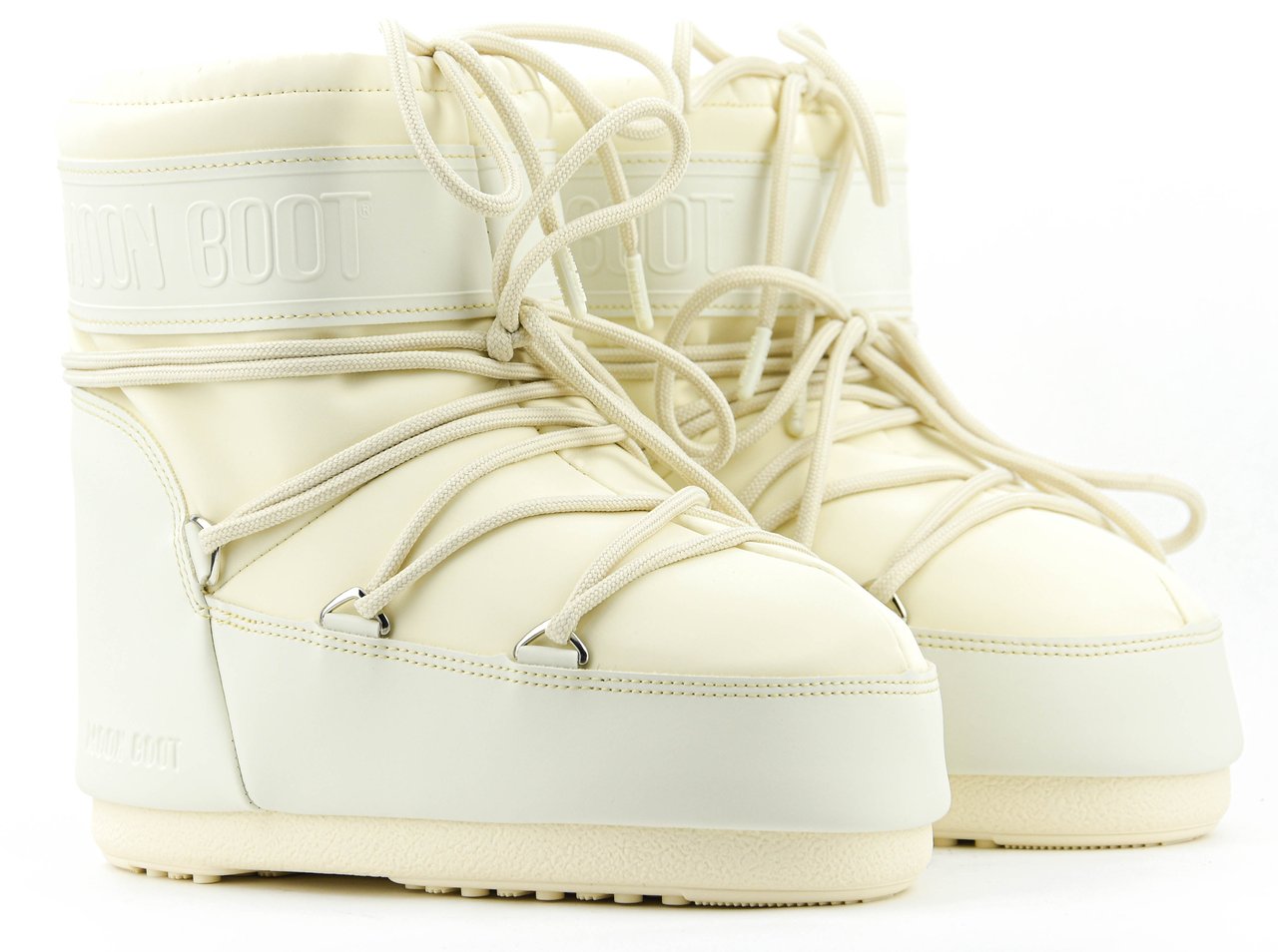 Moon Boot Moonboot Icon Low Rubber Cream Beige