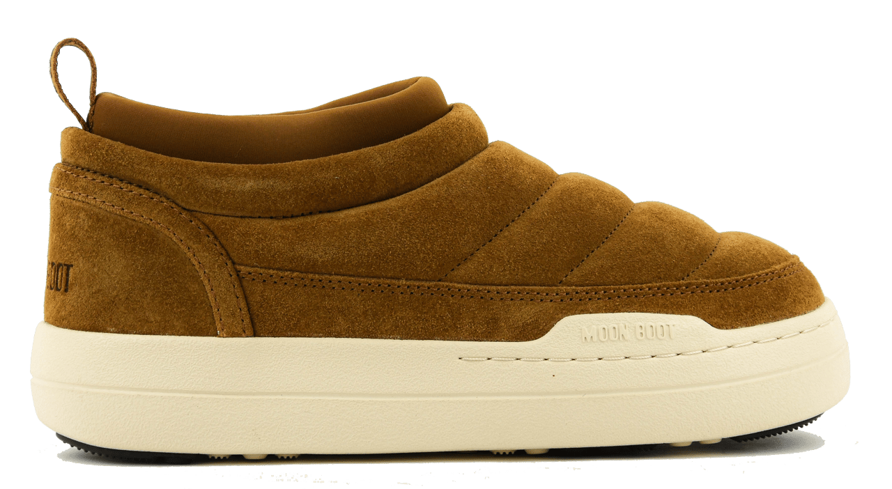 Moon Boot Moonboot Park Soft Suede Cognac Zwart