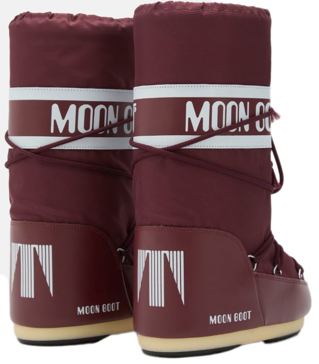 Moon Boot Boots Bordeaux Rood