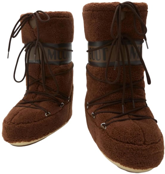 Moon Boot Boots Marrone Scuro Bruin