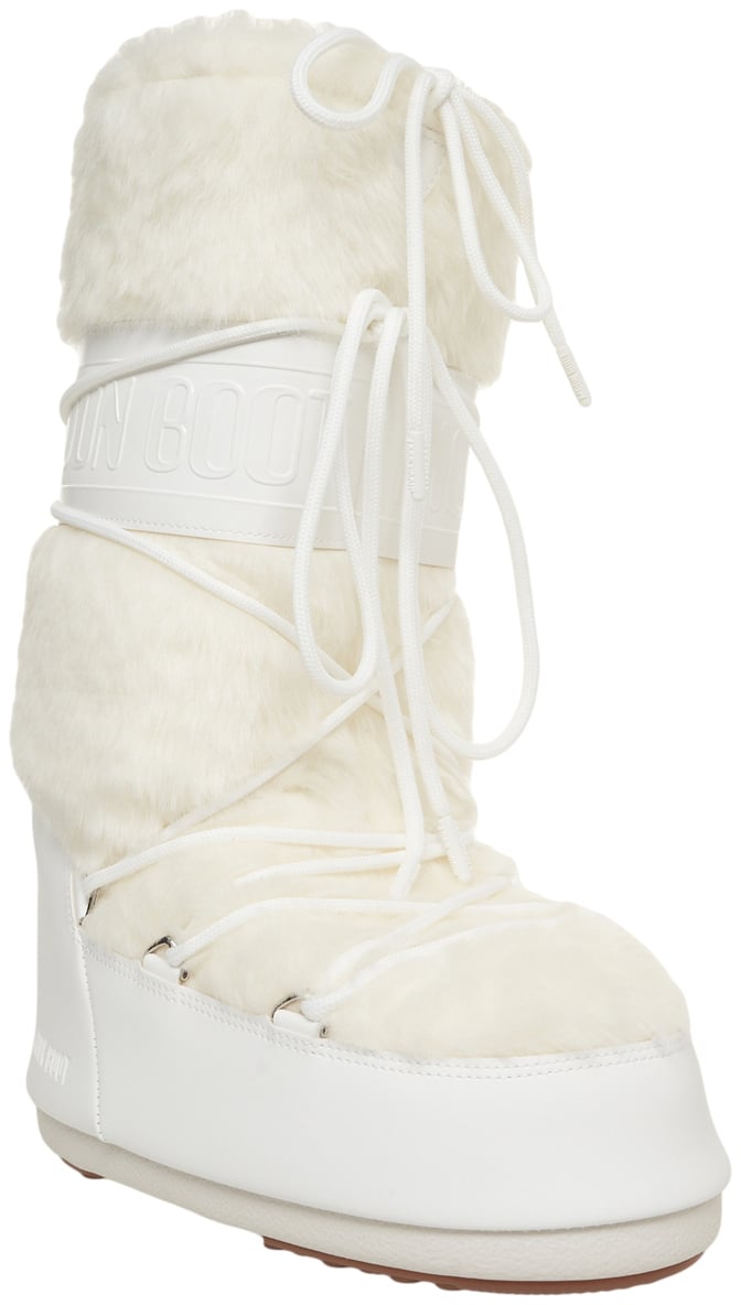 Moon Boot Stivali 'ICON FAUX' Wit