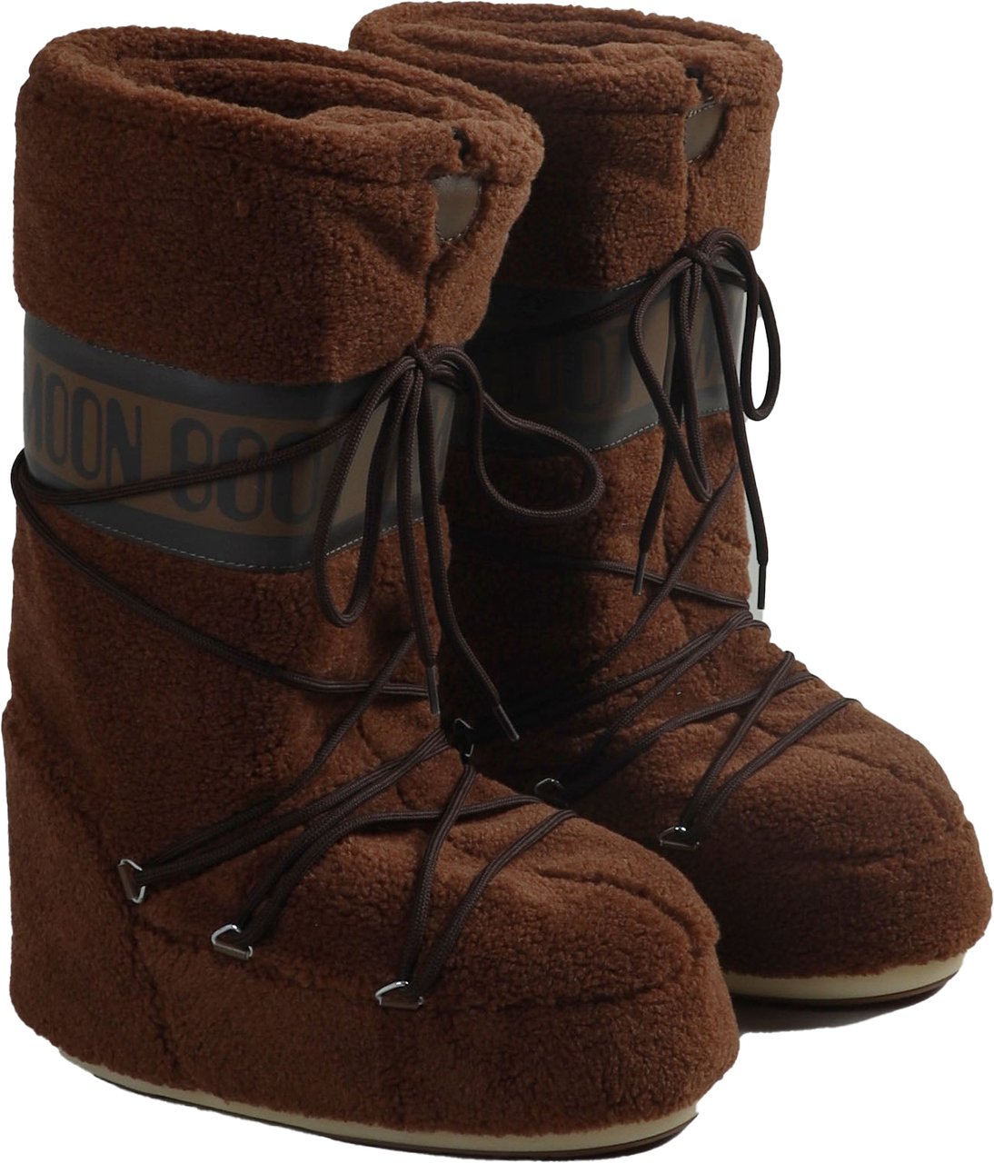 Moon Boot ICON FLEECE HIGH BROWN Bruin