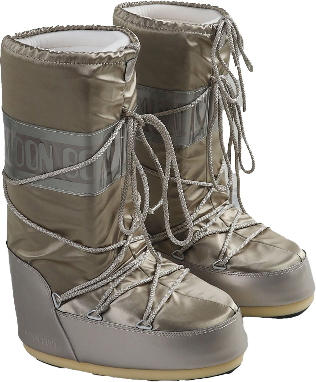 Moon Boot ICON GLANCE HIGH PLATINUM Grijs