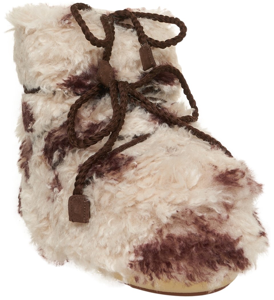 Moon Boot Stivali  'Icon Low Curly' Beige