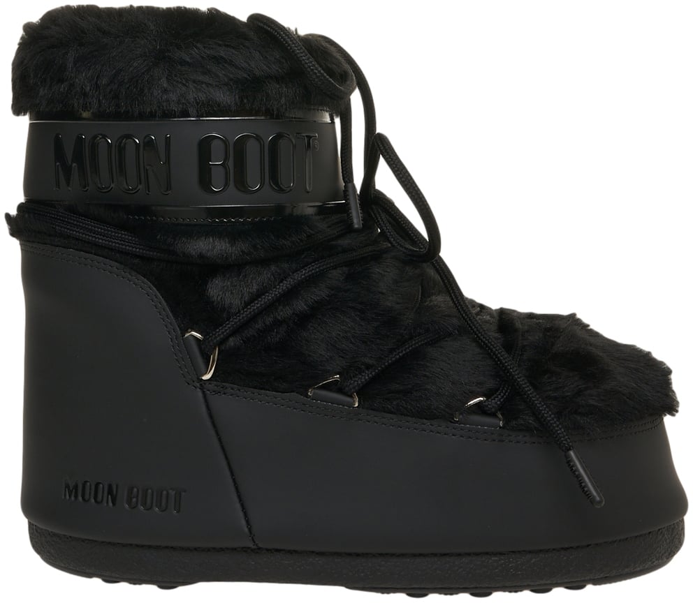 Moon Boot Stivali 'Icon Low Faux' Zwart