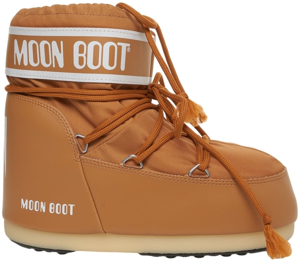 Moon Boot Boots 'ICON LOW NYLON' Rood