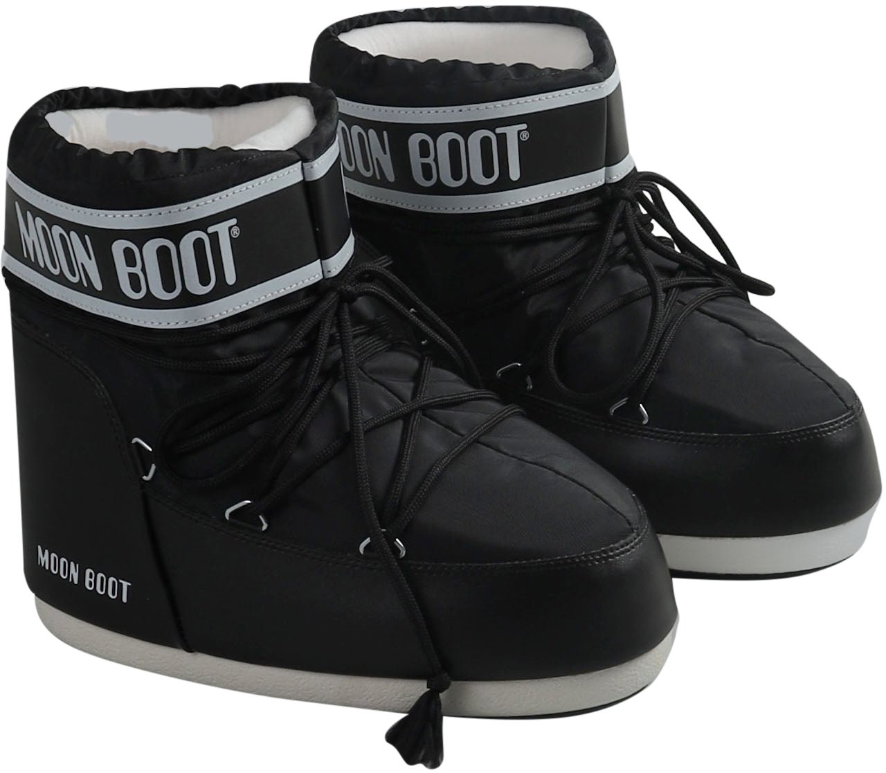Moon Boot ICON LOW NYLON BLACK Zwart