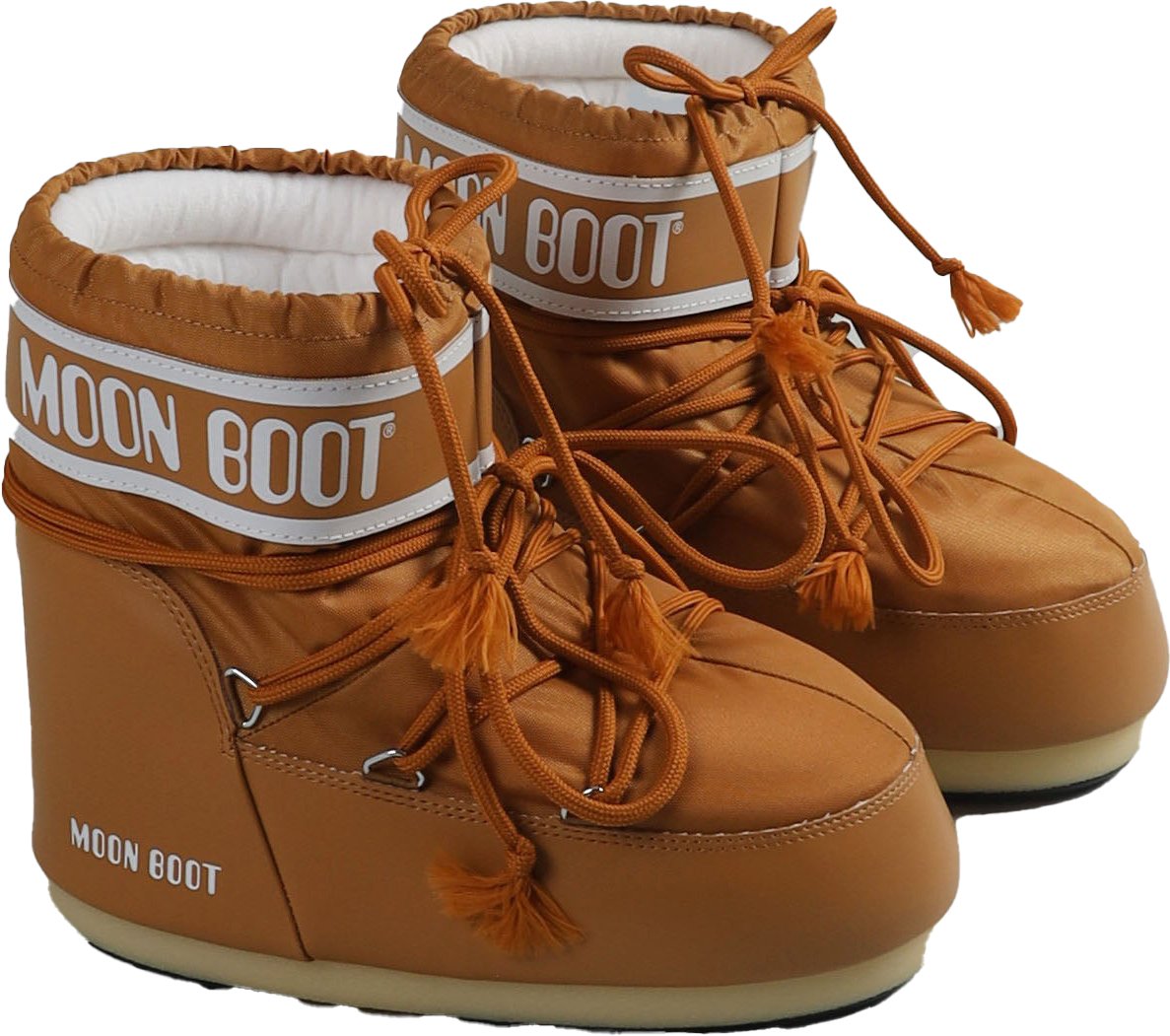 Moon Boot ICON LOW NYLON COGNAC Bruin