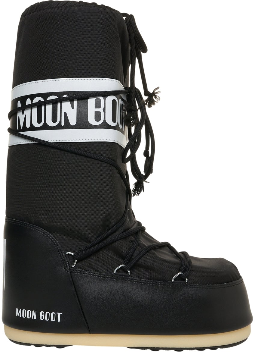 Moon Boot Nylon boots 'ICON NYLON' Zwart