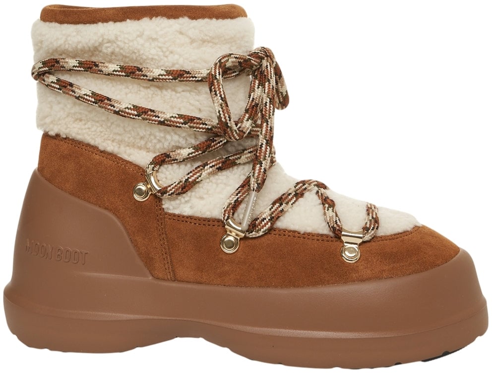 Moon Boot Suede boots 'LUNA BOOT SHEA' Wit