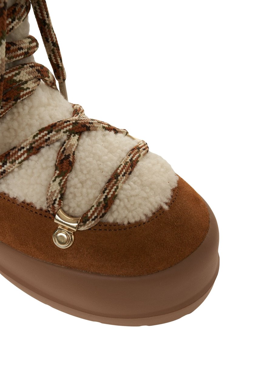 Moon Boot Suede boots 'LUNA BOOT SHEA' Wit
