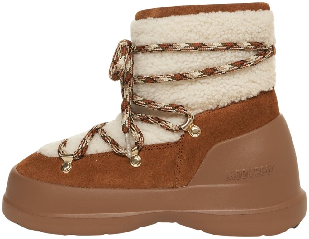 Moon Boot Suede boots 'LUNA BOOT SHEA' Wit