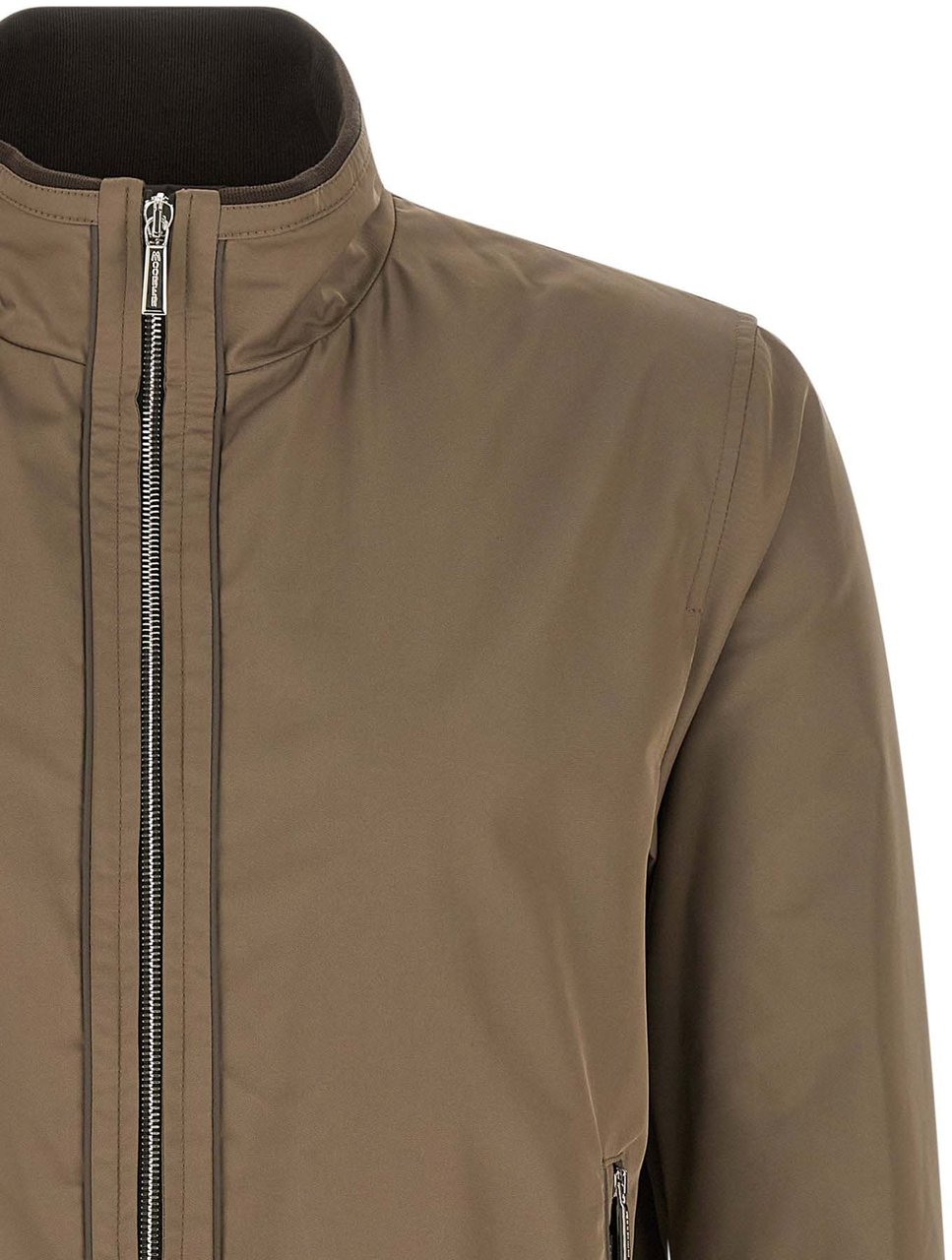 MooRER Beige Polyester Bomber Beige
