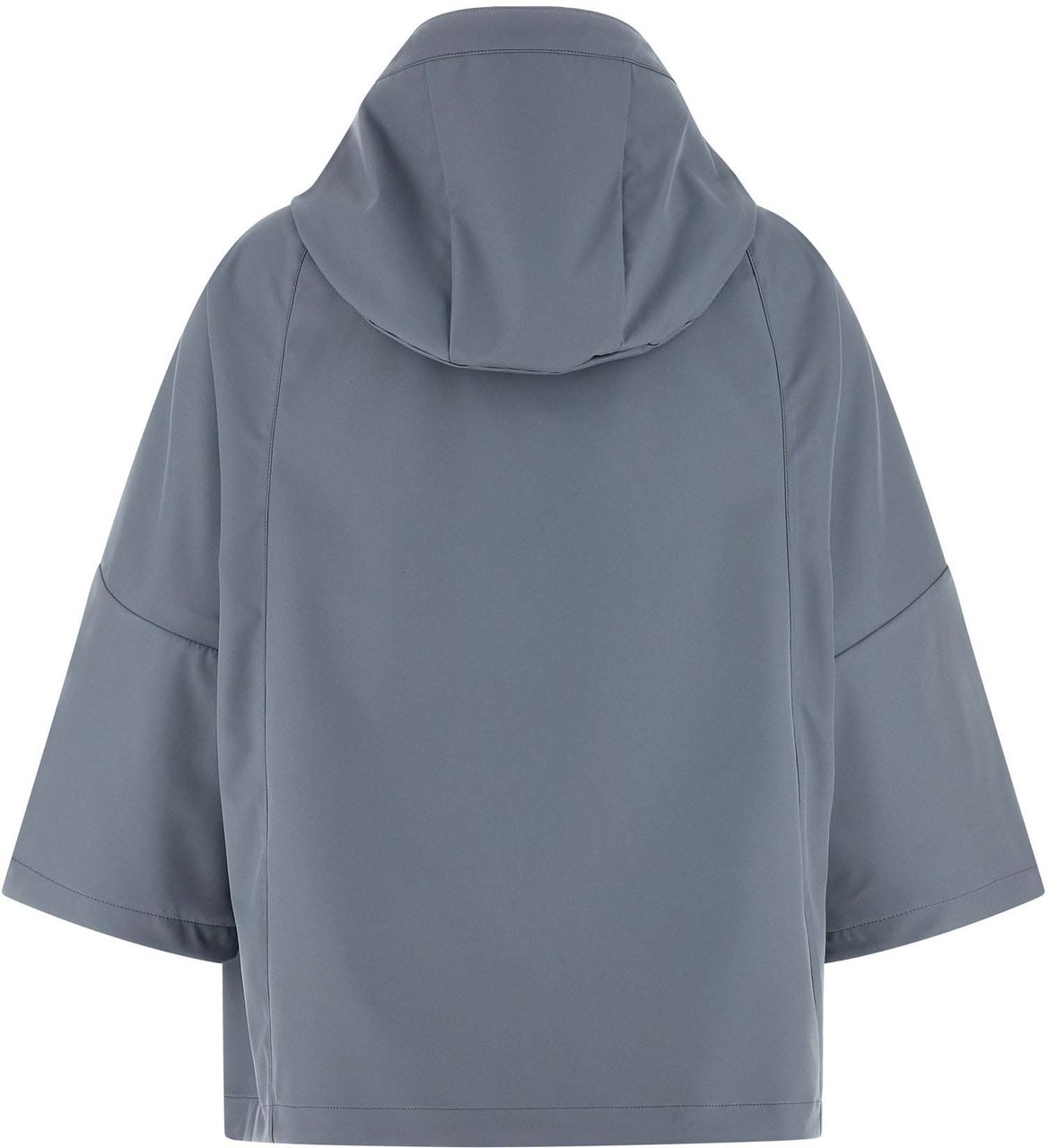 MooRER Blue Polyester Shell Jacket Blauw