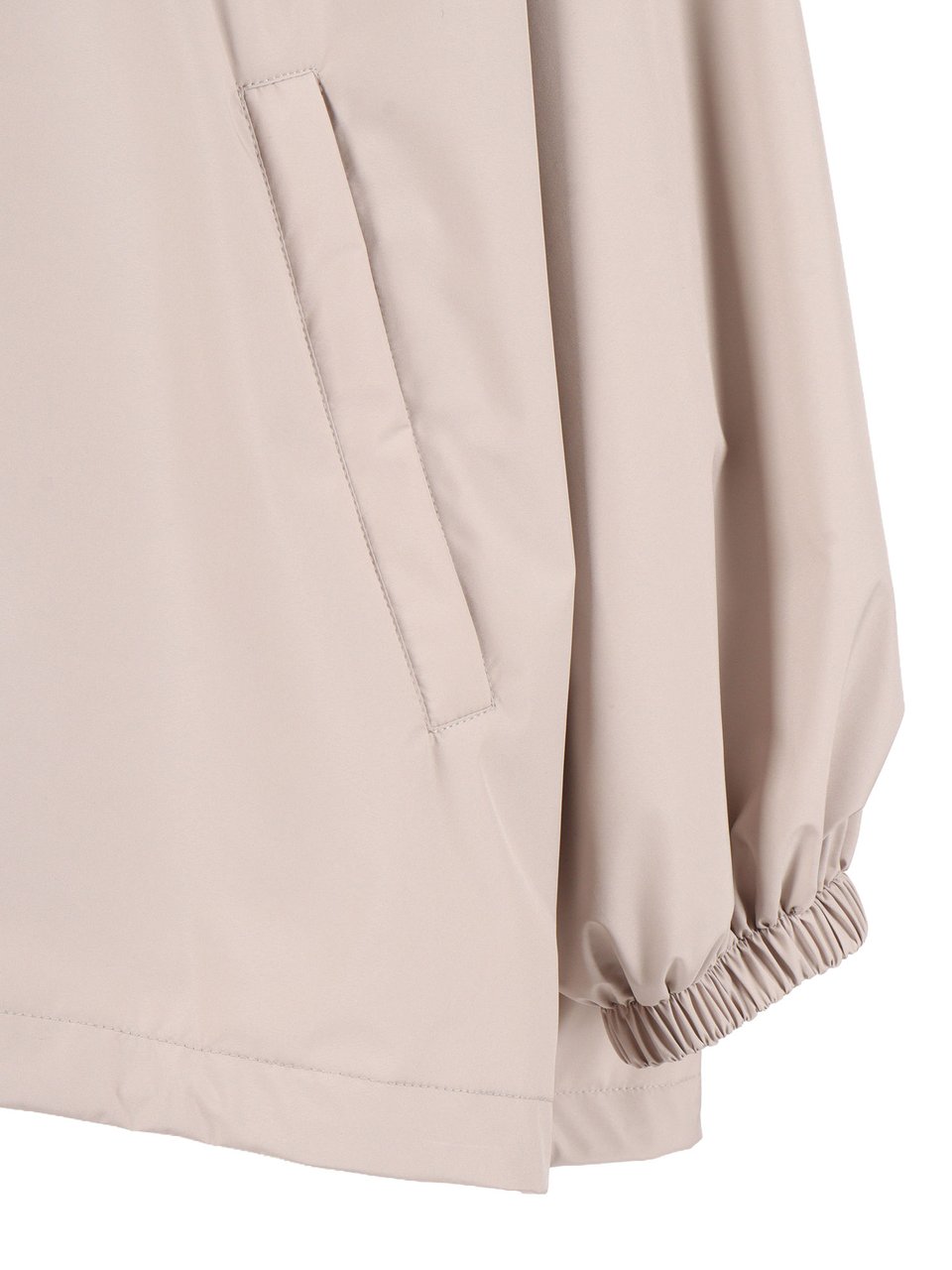 Moorer Lehua Stp High Collar Jacket Neutraal