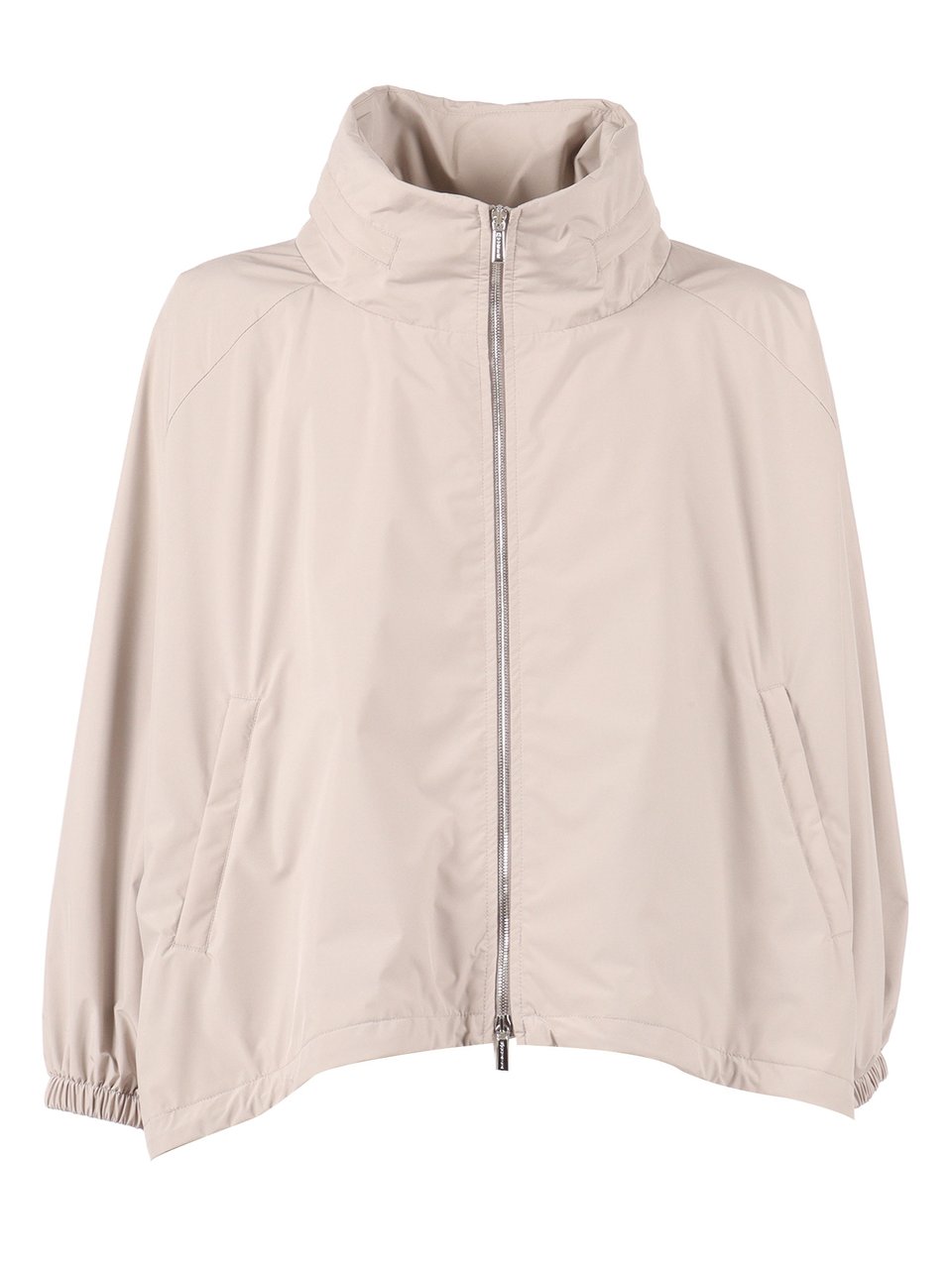 Moorer Lehua Stp High Collar Jacket Neutraal