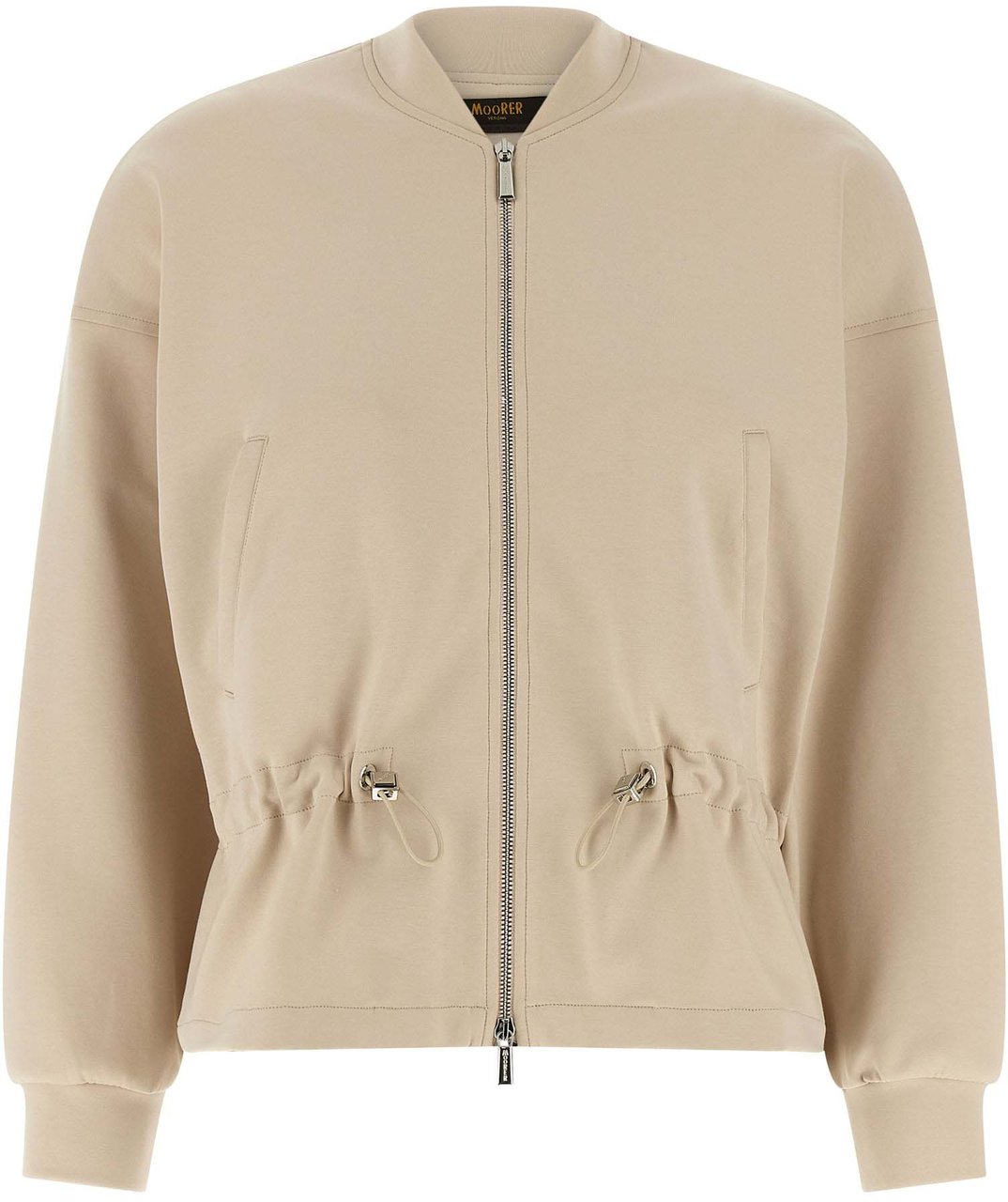 MooRER Beige Cotton Sweatshirt Zwart