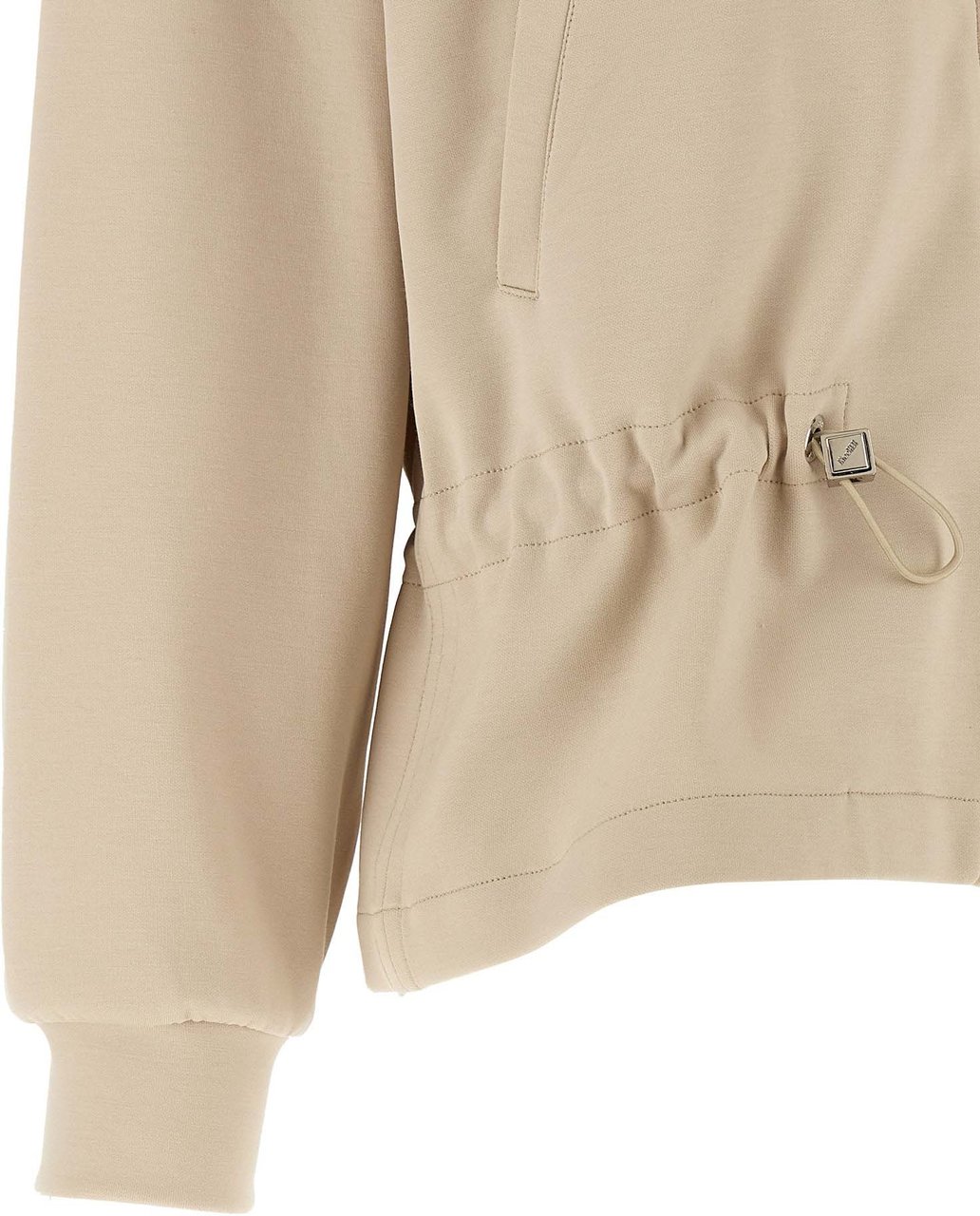 MooRER Beige Cotton Sweatshirt Zwart