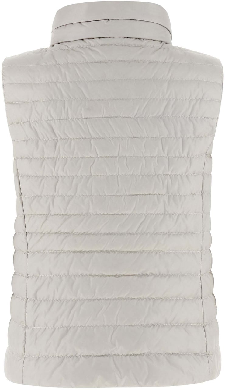 MooRER Beige Polyester Sleeveless Jacket Beige
