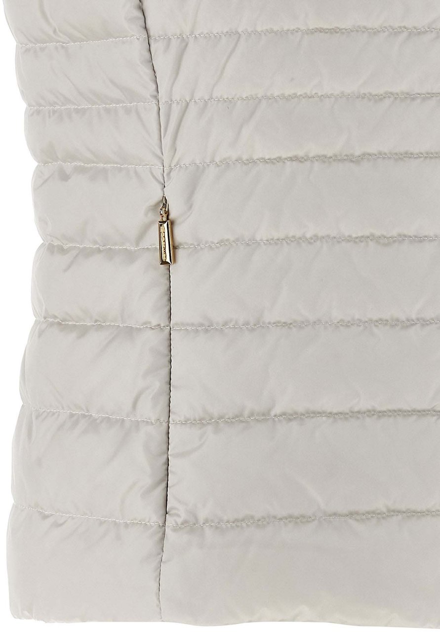 MooRER Beige Polyester Sleeveless Jacket Beige