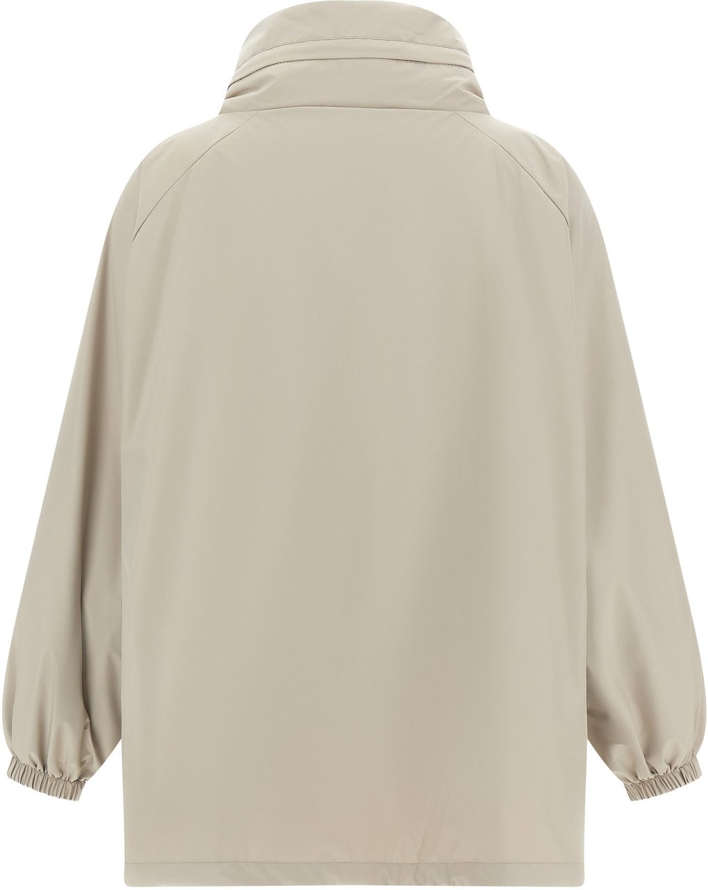 Moorer Lehua Stp High Collar Jacket Neutraal
