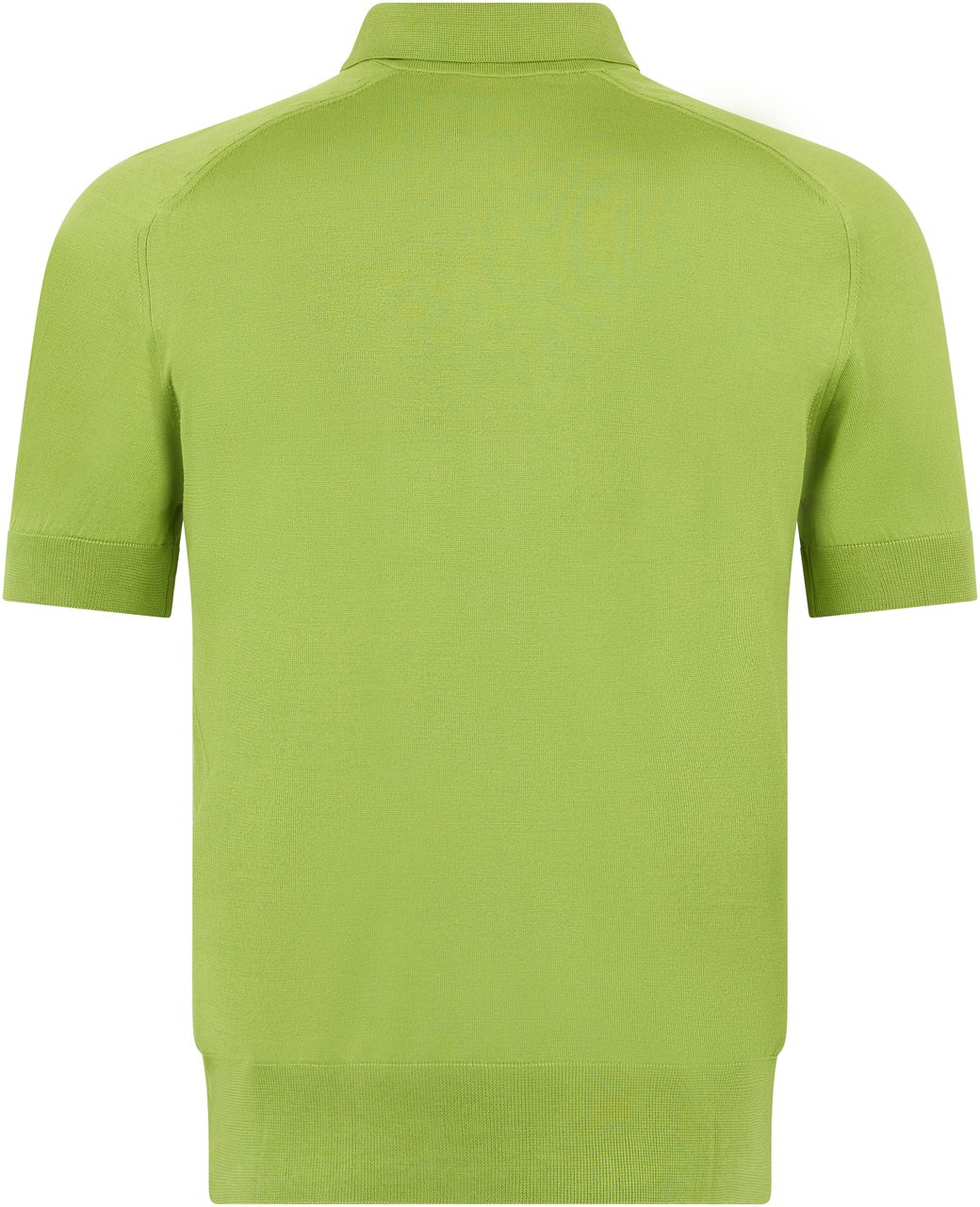 Moorer Green sweater with polo collar in casual and versatile design. Groen