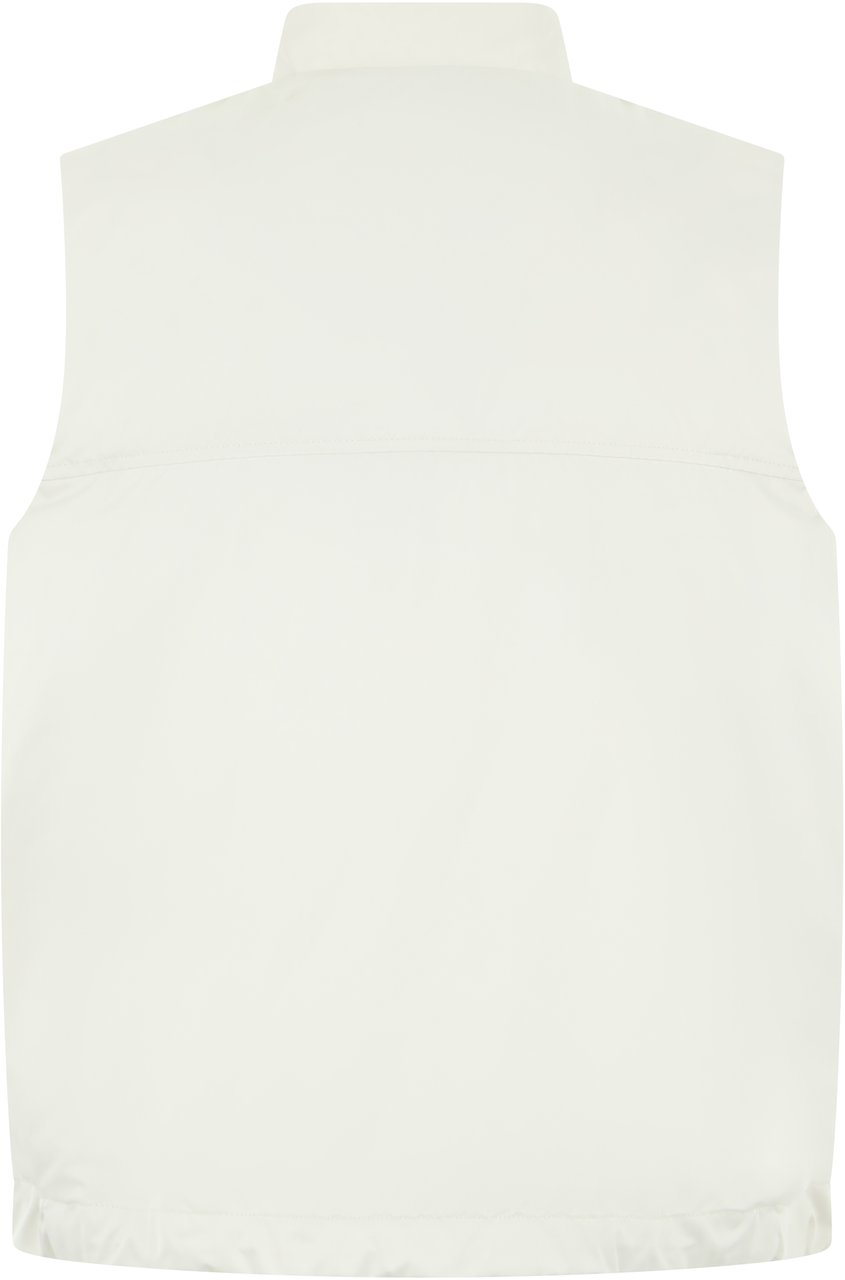 Moorer White sleeveless vest, light and versatile Neutraal