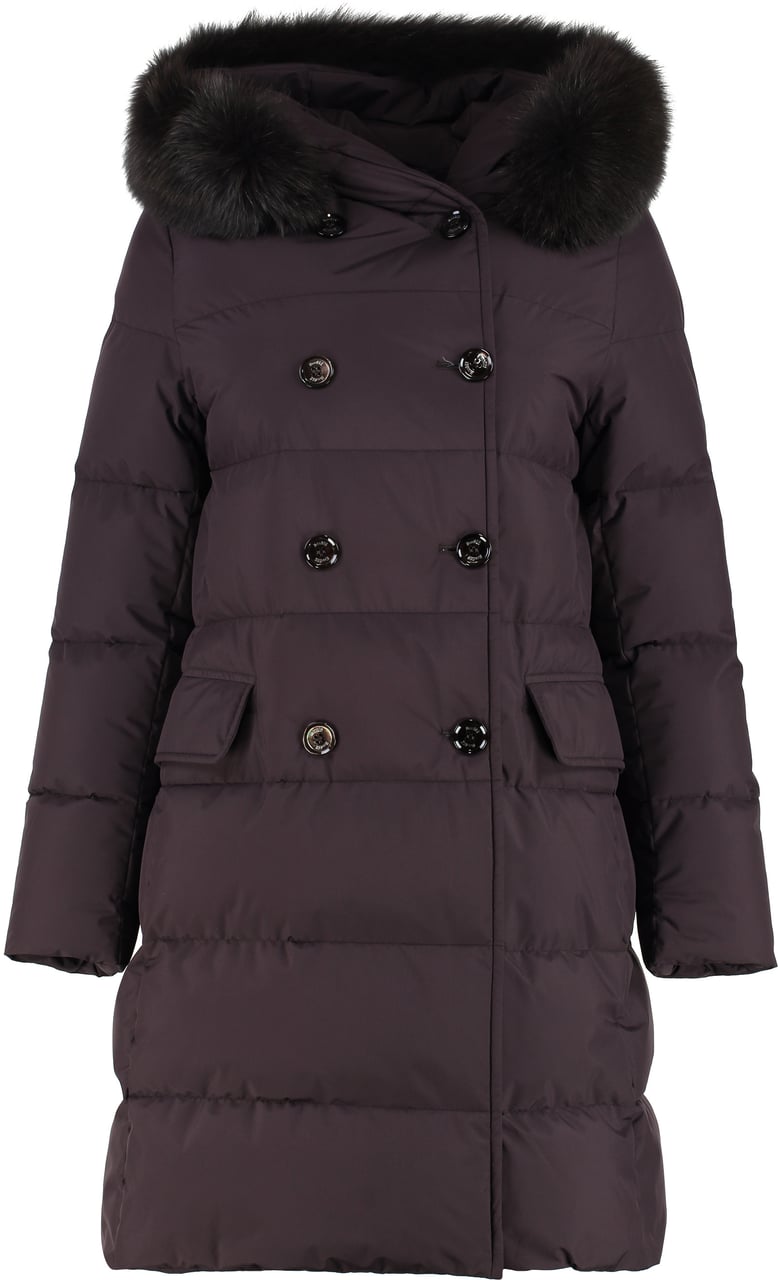 Moorer Ainara Hooded down jacket Rood