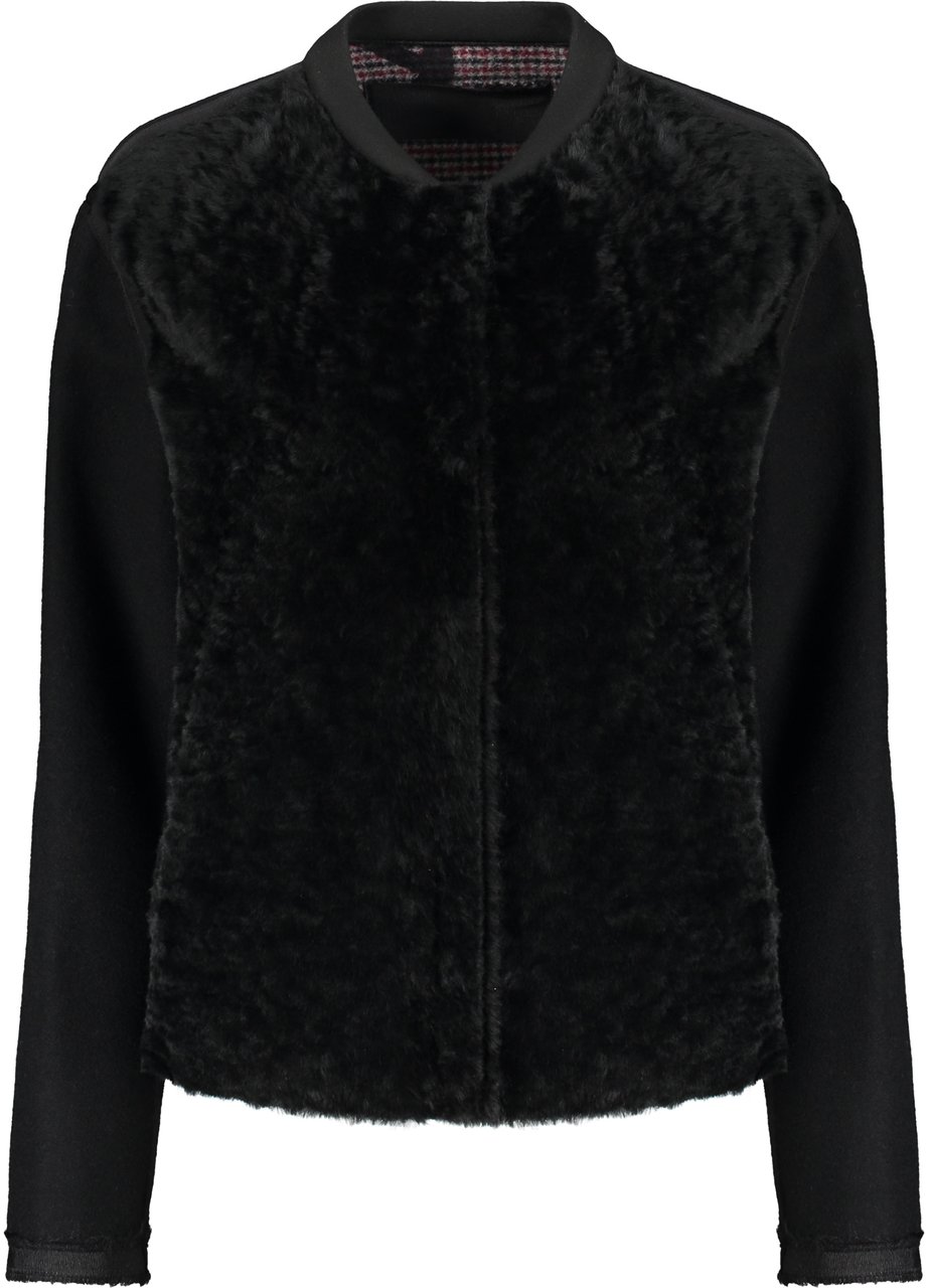 Moorer Buttoned jacket Zwart