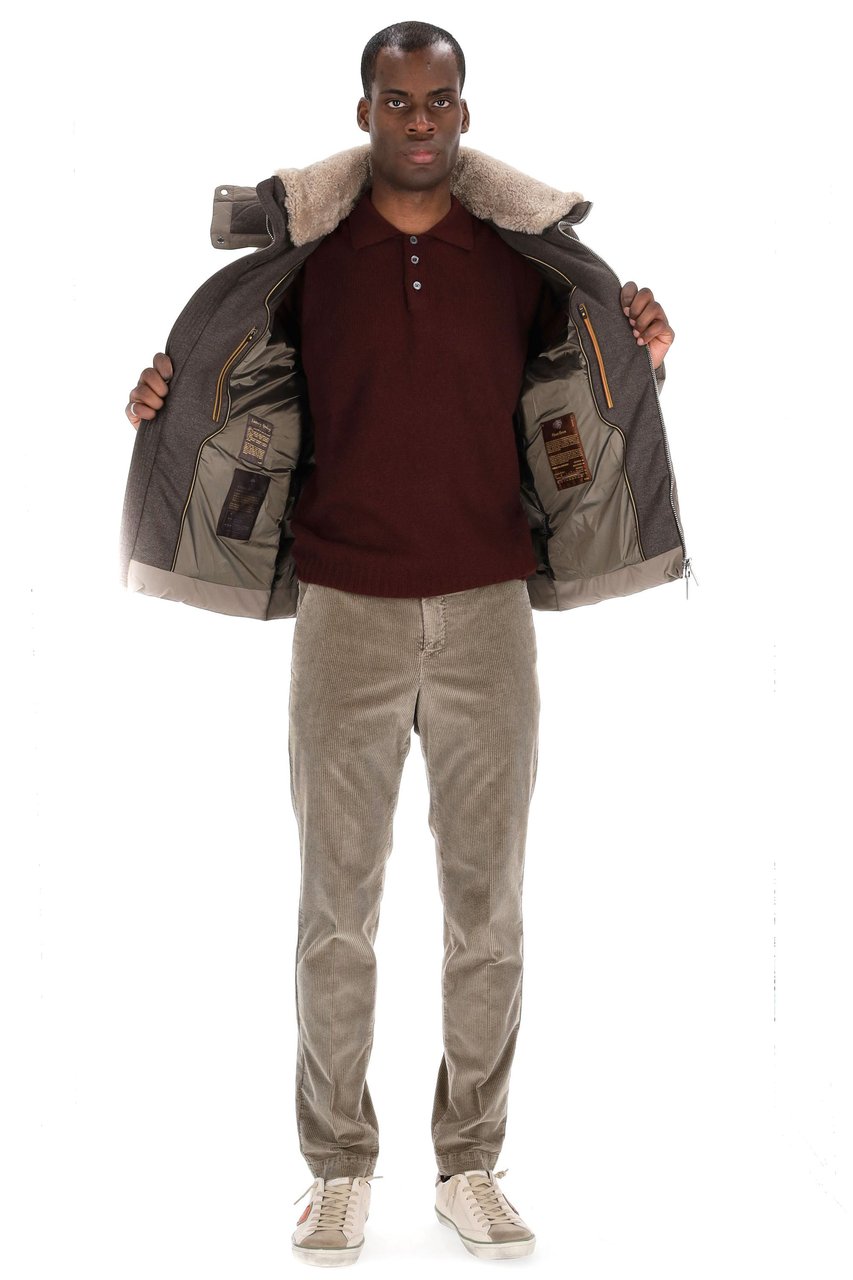 Moorer Coats Nut Beige