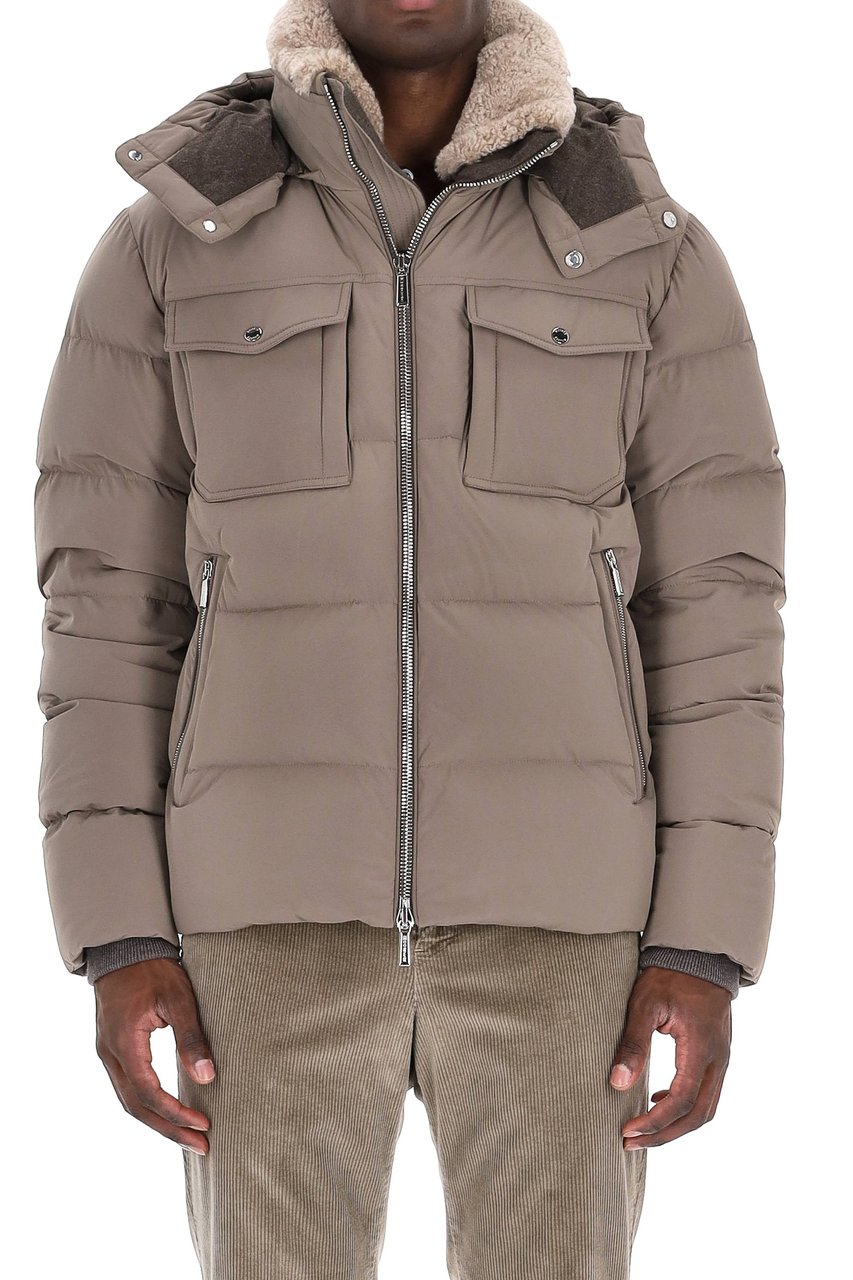 Moorer Coats Nut Beige