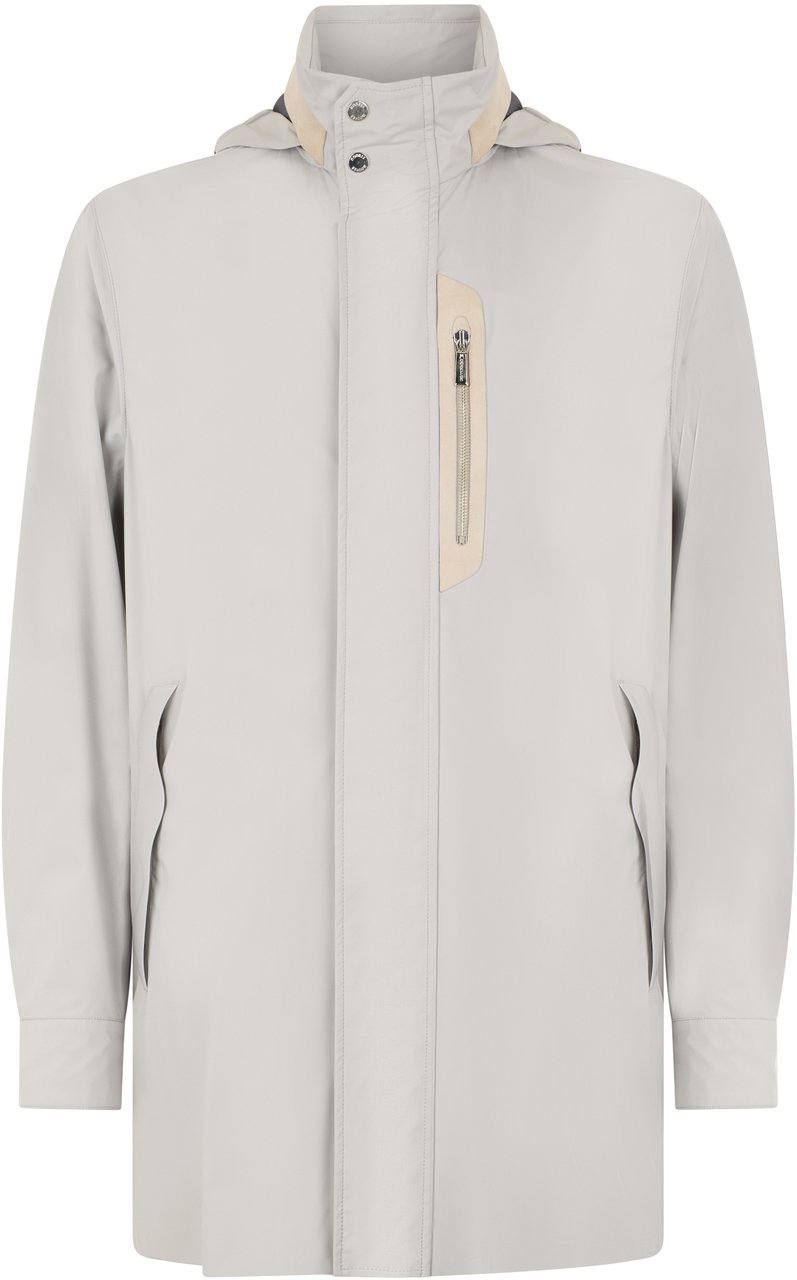 Moorer Lightweight versatile jacket for any occasion Neutraal