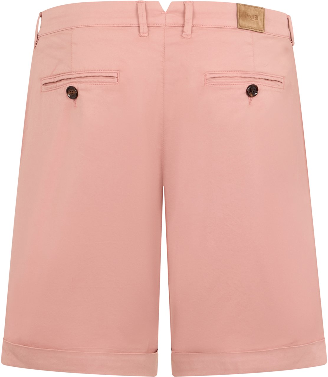 Moorer Elegant pink shorts in lightweight fabric. Rood