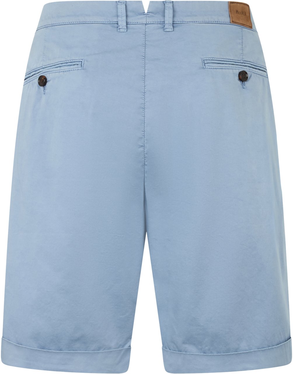 Moorer Summer shorts in a delicate shade of blue. Blauw