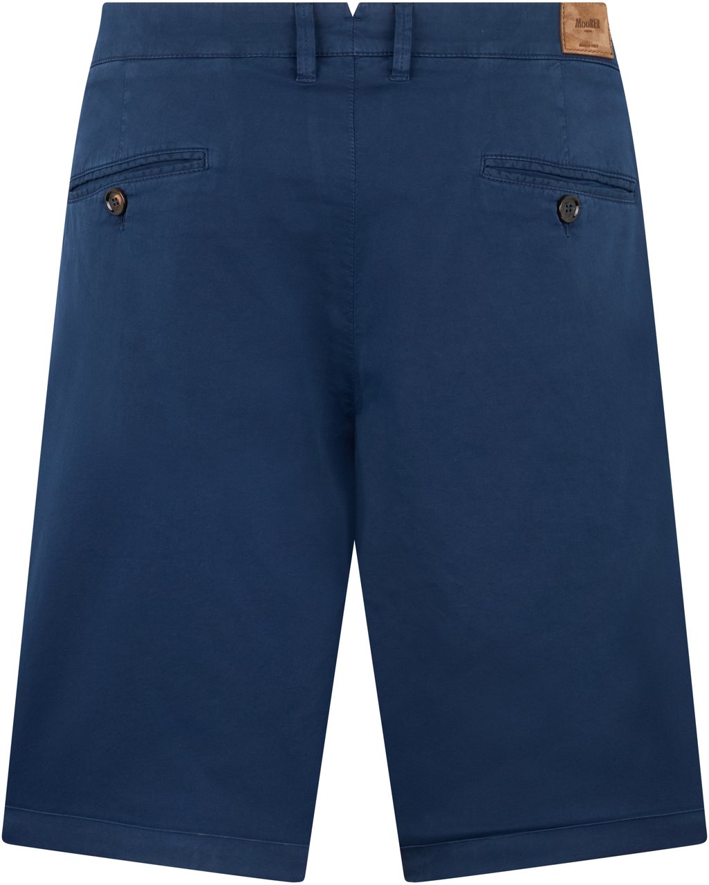 Moorer Dark blue lightweight summer shorts. Blauw