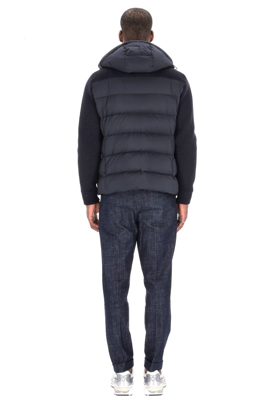 Moorer Allori-LSM Bimaterial Down Jacket Zwart