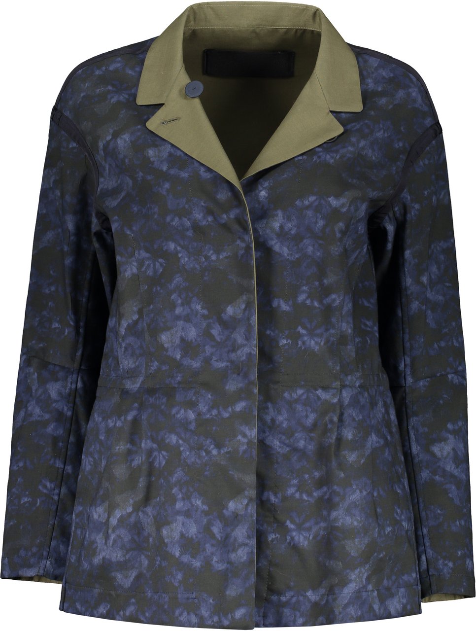 Moorer Button-front cotton jacket Groen