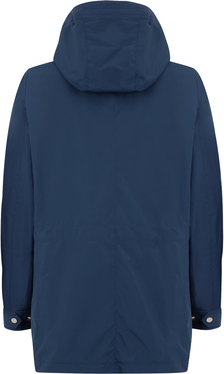 Moorer Stylish dark blue windbreaker versatile Blauw