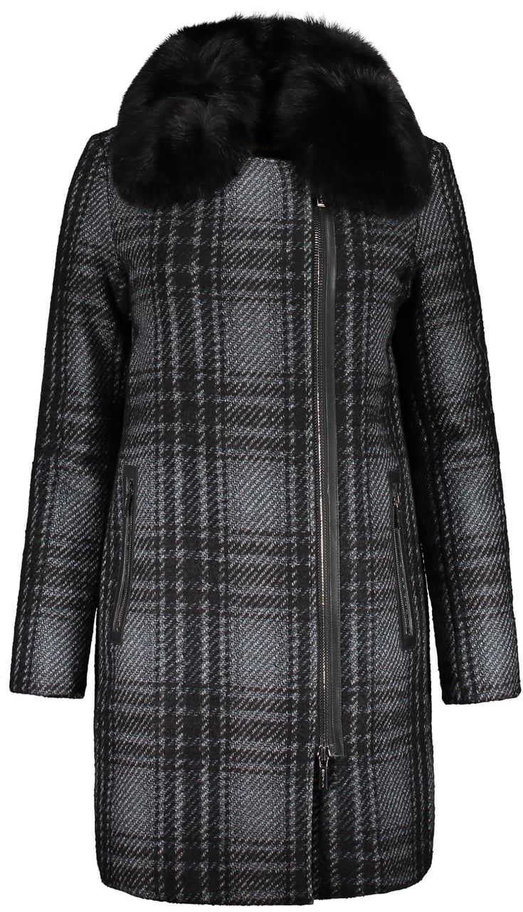 Moorer Padded coat Grijs