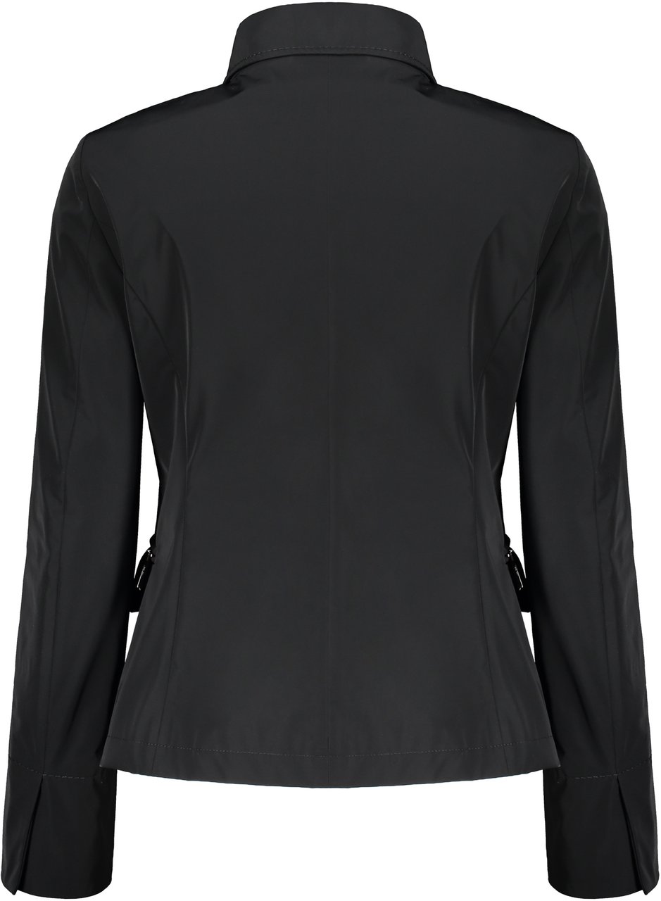 Moorer Technical fabric waterproof jacket Zwart