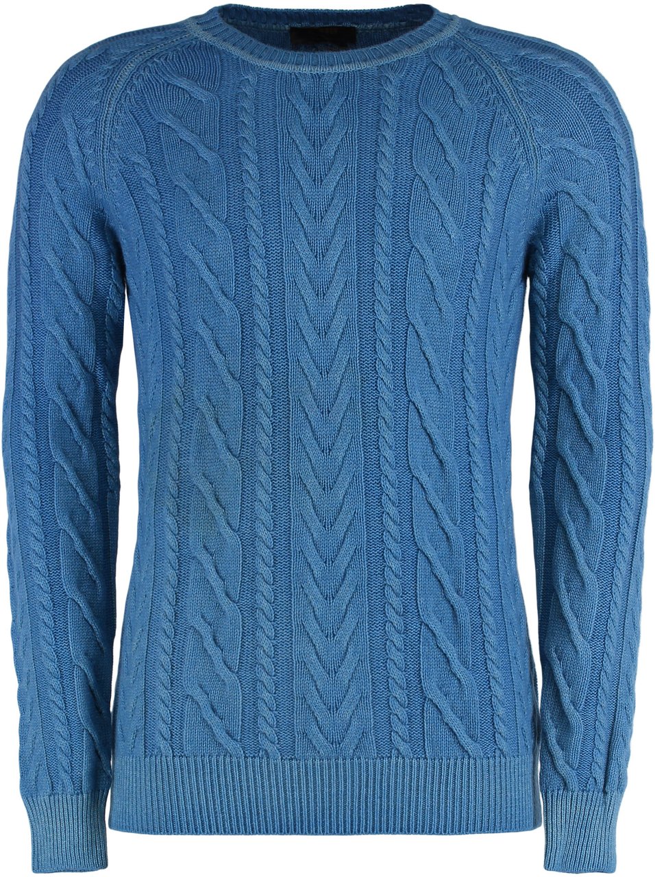 Moorer Cashmere crew neck sweater Blauw
