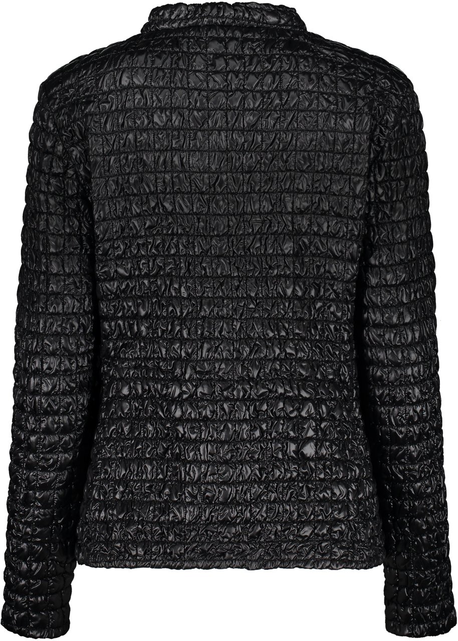 Moorer Anusca jacket with zip Zwart