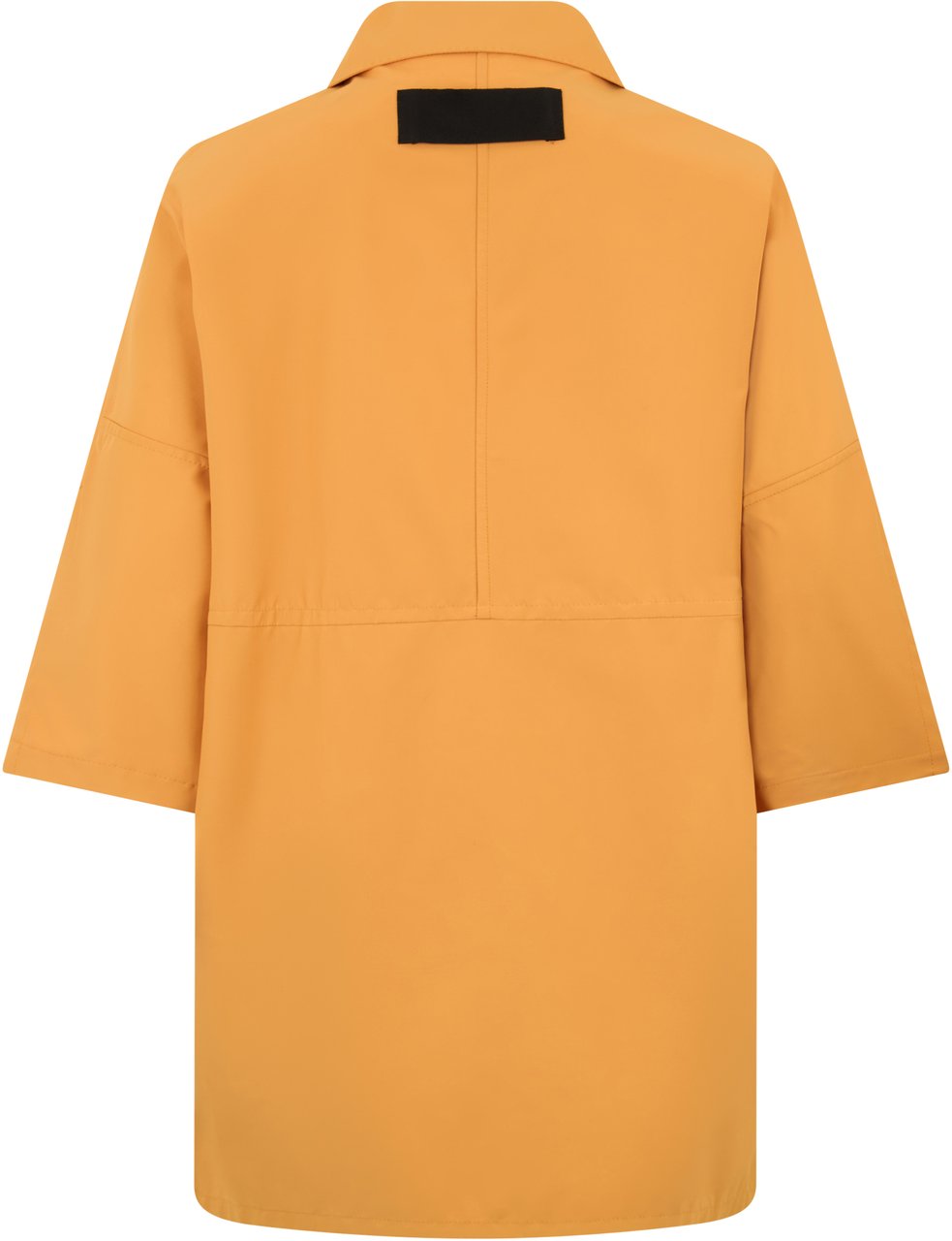 Moorer Orange coat with straight cut and oversized. Neutraal