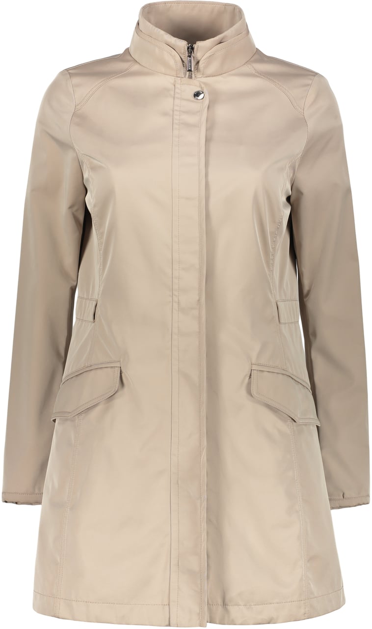 Moorer Jacket with zip and button fastening Beige